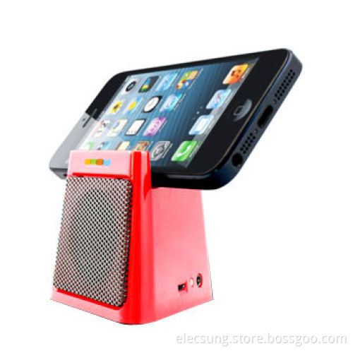 Mini Bluetooth Speakers for Mobile Phone, Unique Design with Mobile Docking, CE, FCC Certified